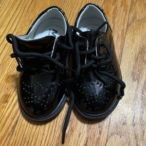 Toddler Black Dress Shoes size 5